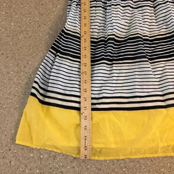 Talbots Women Striped Dress 100% Cotton Sleeveless Shift Dress Size 12 Petite - Picture 3 of 9